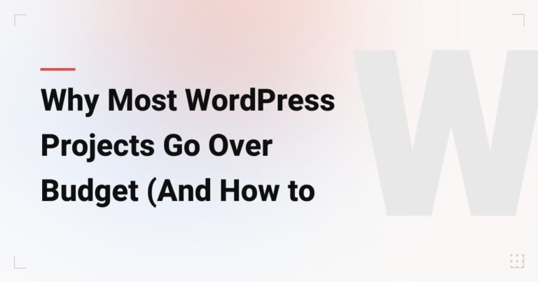 WordPress project budget